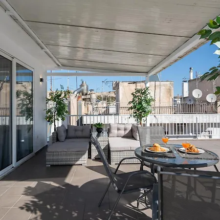 View Penthouse With Large Terrace Apartment Athens